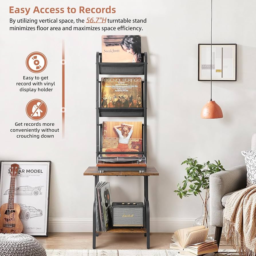 レコードスタンド MAX Turntable Stand MAX Turntable Stand with Shelves | Symbol Audio